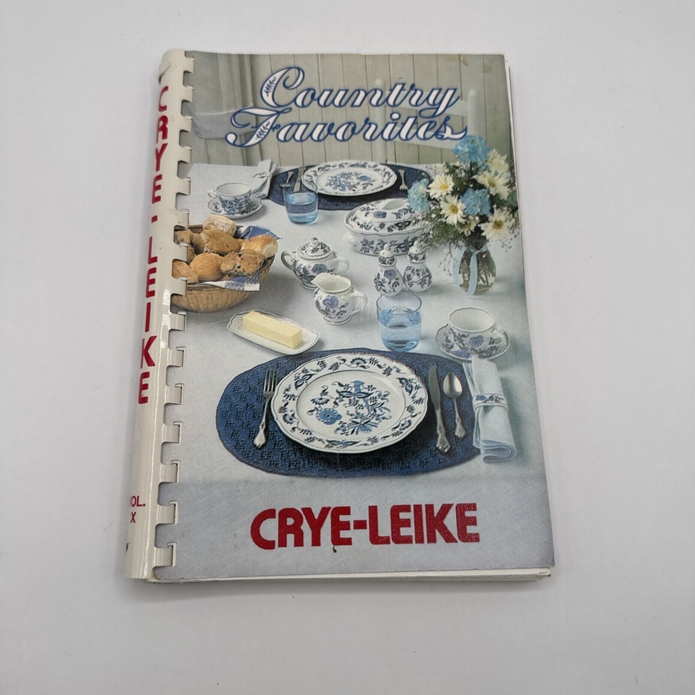 Country Favorites 1978 Vintage Cookbook Memphis TN Crye Leike
